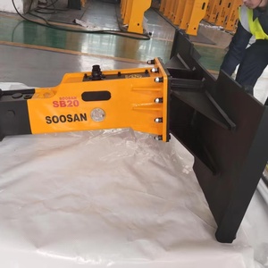 Casse-pierre hydraulique SOOSAN SB 20 de type boîte, diamètre de la pointe de 68 mm, accessoire pour mini-chargeuse, excavatrices de 1,2 à 3 tonnes, garantie 1 an - Product Image 1