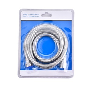 Tubo <span class=keywords><strong>Flessibile</strong></span> per Doccia in PVC ad Alta Densità Antiesplosione, Durevole, Facile da Installare, Accessorio Moderno Universale per Bagno, Grande Flusso d'<span class=keywords><strong>Acqua</strong></span> - Product Image 1