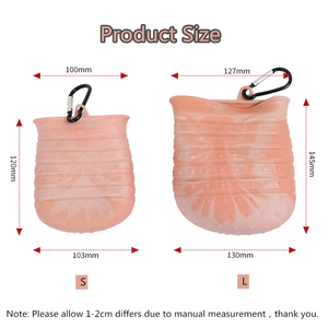 Gobelet de lavage pour pattes d'animaux en silicone souple pour chats et chiens, grand et moyen, nettoyeur de pattes, brosse pour nettoyer les pattes boueuses et sales des chiens - Product Image 6