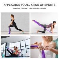 Le Pilates, le Yoga Musculation Fitness Bandes D'exercice de Résistance Au Latex D'entraînement Élastique Bande Élastique pour Les Femmes et Les Hommes
