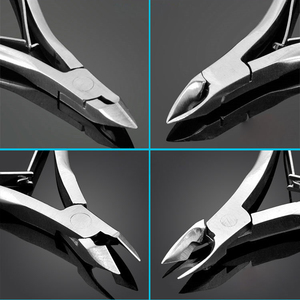 Livraison rapide, pince à éplucher en acier inoxydable, outil de manucure <span class=keywords><strong>pour</strong></span> salon de beauté, coupe-peaux mortes durable, <span class=keywords><strong>ciseaux</strong></span> - Product Image 4