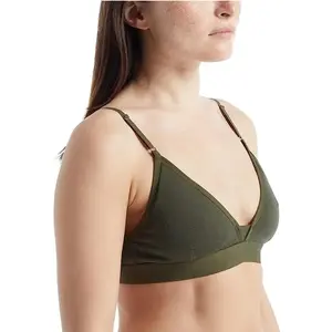 Merino Lã Underwear Siren Bra Sutiã Esportivo Para Mulheres
