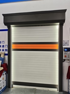 Portes enroulables en acier électriques à vendre, fabrication <span class=keywords><strong>de</strong></span> qualité supérieure, pour usine - Product Image 1