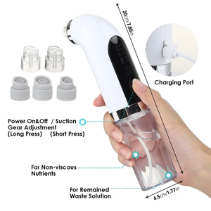 Dissolvant de points noirs pour le visage nettoyeur d'acné électrique outil d'<span class=keywords><strong>aspirateur</strong></span> <span class=keywords><strong>à</strong></span> <span class=keywords><strong>point</strong></span> <span class=keywords><strong>noir</strong></span> le plus populaire Machine de nettoyage de pores de taches noires - Product Image 2