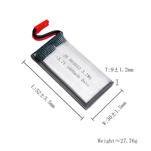 Hot 3.7V 1000mAh 1200mAh RC máy bay trực thăng Quadcopter bay không người lái LiPo pin hq898b h11d H11 ky601s SYMA X5SW X5 cho <span class=keywords><strong>M18</strong></span> <span class=keywords><strong>Lithium</strong></span> <span class=keywords><strong>Ion</strong></span> - Product Image 5