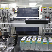 Programmeur de puces IC à grande vitesse 6500 UPH, moteur linéaire PLC, brûleur de puces automatique à quatre buses pour SOP QFN BGA, ligne SMT industrielle