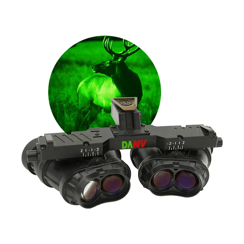 הגעה חדשה עדשות מרובות DA-NVG4E רחב FOV120 מעלות P45/P43 משקפי ראיית לילה עם ארבע עיניים אוטומטיות