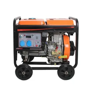 Generator Diesel kecil daya portabel, 2kva 3kva 4kva 5kva 5.5kva 6kva 6.5kva 7kva 8kva 9kva 3000 Watt 3000 w