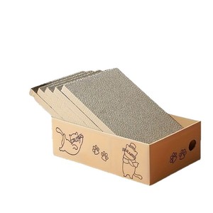 Integrated paper <b>cat</b> bed, <b>cat</b> <b>scratching</b> <b>board</b>, multi-functional claw sharpening <b>board</b>, all-season universal cardboard box, - Product Image 2