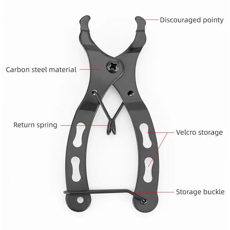 Плоскогубцы для велосипедных звеньев, совместимы со всеми ремонтными цепями скоростей, плоскогубцы для цепи Oumers, плоскогубцы для закрытия звеньев 2 в 1