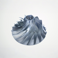 Centre d'usinage vertical 5 axes YH65IV, fraiseuse CNC haute rigidité, capacité de charge 0,6t, broche HSK-A63 pour roue à aubes, moule