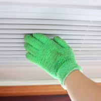 MEILLEURS gants de dépoussiérage en microfibre à manchette longue verte gants de nettoyage lavables réutilisables pour le nettoyage de la maison des plantes