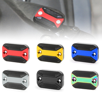 Couvercle de bouteille de réservoir de liquide en alliage d'aluminium de pompe de frein multicolore de modification de moto pour NMAX155