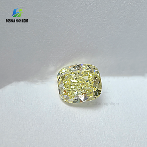 <span class=keywords><strong>1</strong></span> <span class=keywords><strong>ct</strong></span> Fancy Yellow Loose Diamonds Coussin Cut CVD Lab Grown Diamond Price - Product Image 1