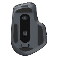 Mouse Gaming RGB Backlit Ergonomis Isi Ulang 4 Mode Triple, Laris Manis, untuk Komputer Kantor, Mouse Nirkabel 2.4G