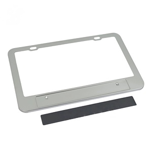 Marco para Placa de Matrícula de Motocicleta, Directo de Fábrica, Tanzania, Acero Inoxidable, con Emblema Adhesivo Epóxico - Product Image 2