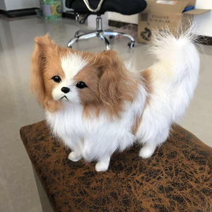 Peluche Realista de Perro Bichón Frisé, Diseño Rústico con Detalles de Animal, Decoración para el Hogar, Regalo para Amantes de las Mascotas, Superficie de Peluche, Modelo de Cachorro - Product Image 4