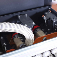 Machine à chants de bord semi-automatique de petite taille Wf802, chantournage automatique de bord en PVC, bon prix