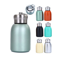 Bouteille isotherme portable en acier inoxydable de 300 ml, mini tasse de poche à vide, pour boire directement, petite tasse à faible teneur en gras