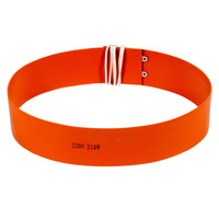 Chauffe-tambour électrique flexible 220V 1520x250mm avec contrôle de température, couverture chauffante en silicone pour tambour