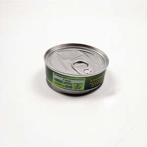 Frascos de lata de atún de Metal prensado <span class=keywords><strong>Cali</strong></span>, tarros de comida para mascotas con autosellado de 3,5g con tapas negras, tapa fácil de tirar para goma de mascar, aperitivos, embalaje de azúcar - Product Image 5