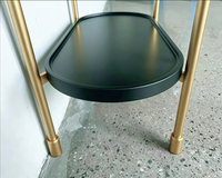 Meuble de salle de bain classique moderne intemporel avec pieds de meuble-lavabo, console de lavabo, suite vintage, accessoires de salle de bain en acier inoxydable et laiton