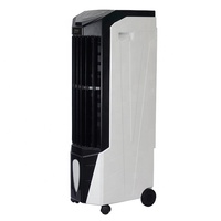Minuterie 24 heures Amovible Portable Évaporatif Nid d'Abeille Refroidissement de l'Eau Chambre Ventilateur avec Panneau de Commande Tactile LED