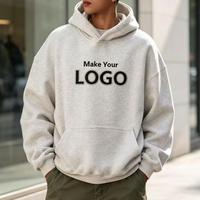 Ensemble sweat-shirt et pantalon de survêtement streetwear avec logo brodé OEM, impression DTF.