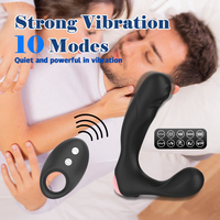 Masturbador Masculino de Alta Calidad con Control Remoto, Tapón Anal para Jardín, Masajeador de Próstata Vibrador con Calefacción IPX7