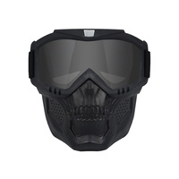 Lunettes de Moto transparentes, pour course d'équitation, en plein air, avec masque tactique,