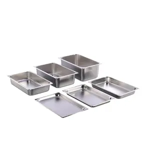 S515 contenitore Gastronorm GN Pan in acciaio inossidabile 2/3