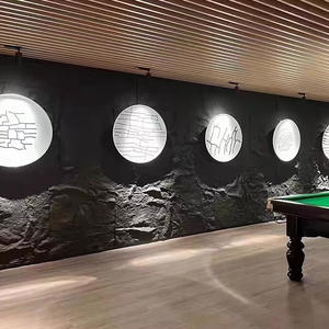 Tablero grande de piel de piedra de <span class=keywords><strong>imitación</strong></span> de PU, pared Exterior ligera, <span class=keywords><strong>ladrillo</strong></span>, Villa, patio, Material de <span class=keywords><strong>poliuretano</strong></span>, tablero de Luna - Product Image 2