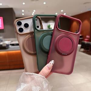 Étui de téléphone magnétique rotatif mat pour iPhone 17, sensation premium pour iPhone 16 Pro Max, coque antichoc pour iPhone 15 - Product Image 6