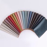 Échantillon gratuit 100% polyester gaufrage impression design hollandais velours lin imitation canapé tissu