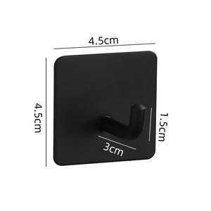 Gancio Piccolo Autoadesivo in Acciaio Inox a Forma di Naso di Elefante per Cucina, Montaggio a Parete, per Porte e Retro Pareti - Product Image 6