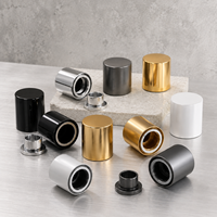 Personnalisable 15 #   Capuchon de flacon de parfum en aluminium anodisé et plastique, à fermeture magnétique, avec couvercle magnétique à une seule épaule