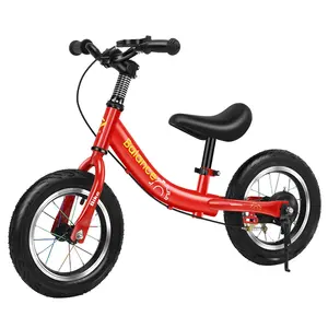 Sepeda keseimbangan 14 inci untuk anak-anak, mainan sepeda keseimbangan kayu bayi 14 inci untuk anak-anak