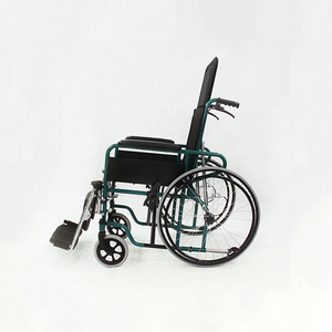 Fauteuil roulant de transfert inclinable à dossier haut, homologué ISO, avec toilettes amovibles, pour adultes - Product Image 5