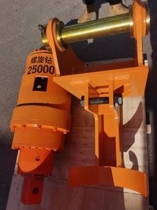 Pila de perforación Excavatorskid Steer Loader Accesorio de retroexcavadora Taladro hidráulico Eareh Auger - Product Image 4