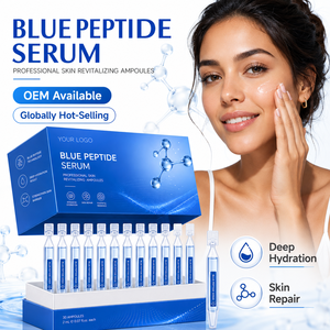 Blue <b>Serum</b> Korean Laboratory OEM Skincare Apply Essence Repair Brightening Facial <b>Serum</b> Factory Direct Customization - Product Image 2