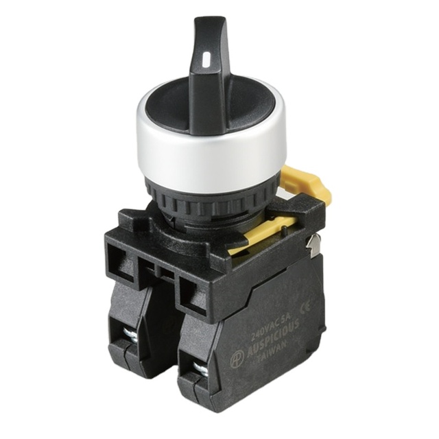 AUSPICIOUS Durable 2-Position T2-PS2 Series Rotary Selector Switch /CE for Home Industrial Appliance Use Max. 6A Current