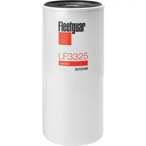 Elemento de filtro LF3325 3310169 para Fleetguar, escavadeira original personalizada de marca, óleo lubrificante giratório