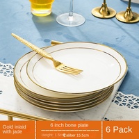 Oem/ Odm Elegantes Geschirrset China High Besteck Restaurant Benutzer definierte Küche Luxus Gold Besteck Set