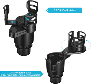 Portavasos Grande y Estable para Coche, Soporte para Asiento Delantero de Auto para Fideos Instantáneos, Café, Botella de Agua, Lata - Product Image 2
