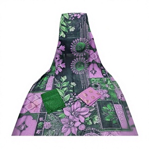 COLECCIÓN A.K.TRENDY Ropa Kanga de Lujo para Mujer, Algodón Ecológico con Spandex, Estampado Floral, Corte Holgado, Mangas Campana - Product Image 5