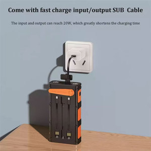 Banque d'alimentation solaire d'urgence <span class=keywords><strong>pour</strong></span> l'extérieur, <span class=keywords><strong>dynamo</strong></span> manuelle <span class=keywords><strong>portable</strong></span>, chargeur USB à manivelle, banque d'alimentation - Product Image 2