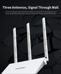 5V inalámbrico 2,4G 300Mbps interior hogar WiFi enrutador 1 puerto WAN 3 puertos LAN Wi-Fi Rauter hogar <span class=keywords><strong>Internet</strong></span> proveedor CCTV accesorio - Product Image 3