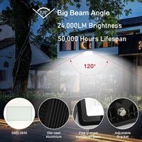 Reflector LED SMD de Alta Potencia, 200W, Super Brillante, IC DOB, Luminaria LED para Exteriores