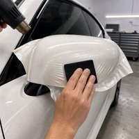 Film de protection de peinture automobile (PPF) personnalisé en gros avec logo, film de changement de couleur, blanc nacré diamanté pour voitures de luxe