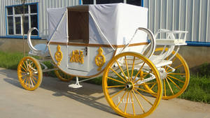Trouvez une calèche électrique similaire à une calèche royale de mariage pour la vente, idéale pour les visites touristiques et les transports spéciaux - Product Image 2